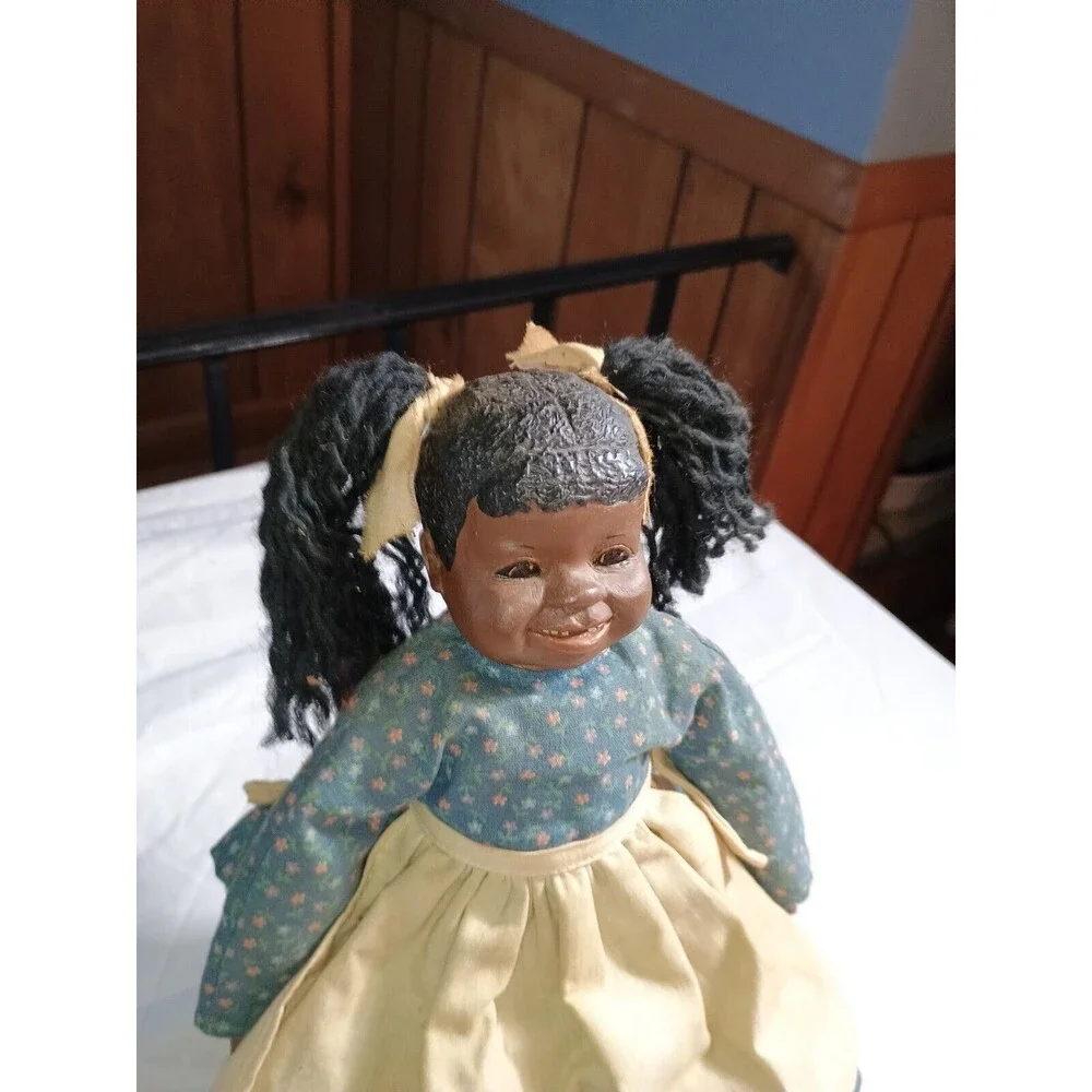 Martha Holcombe All Gods Children Signed African American "BLOSSOM" Doll 1500 - Picture 5 of 16